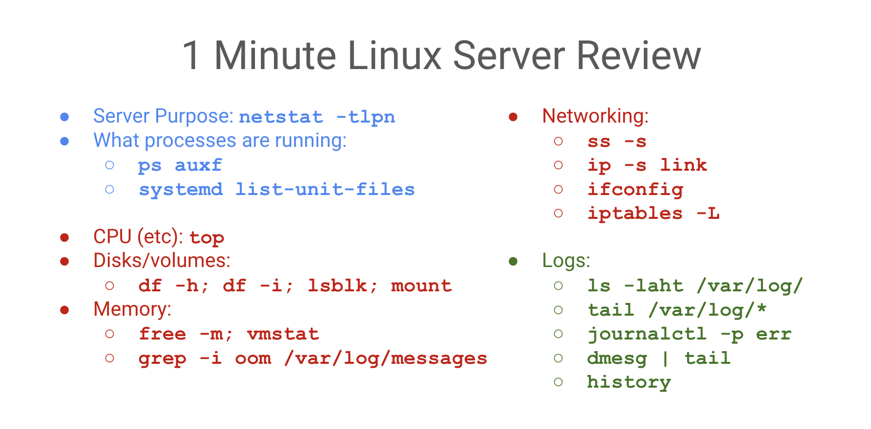 one minute linux server review